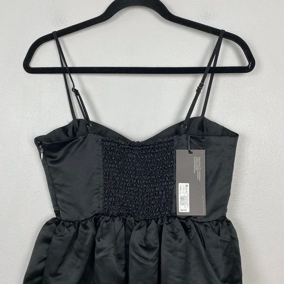 Future‎ Collective Sweetheart Bubble Satin Midi Dress Bustier Elegant Size S - Picture 7 of 12